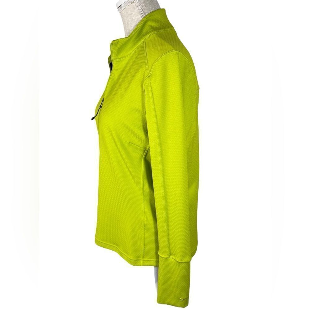 Nike Golf Women’s Bright Green 1/2 Zip Pullover Top - Picture 4 of 9